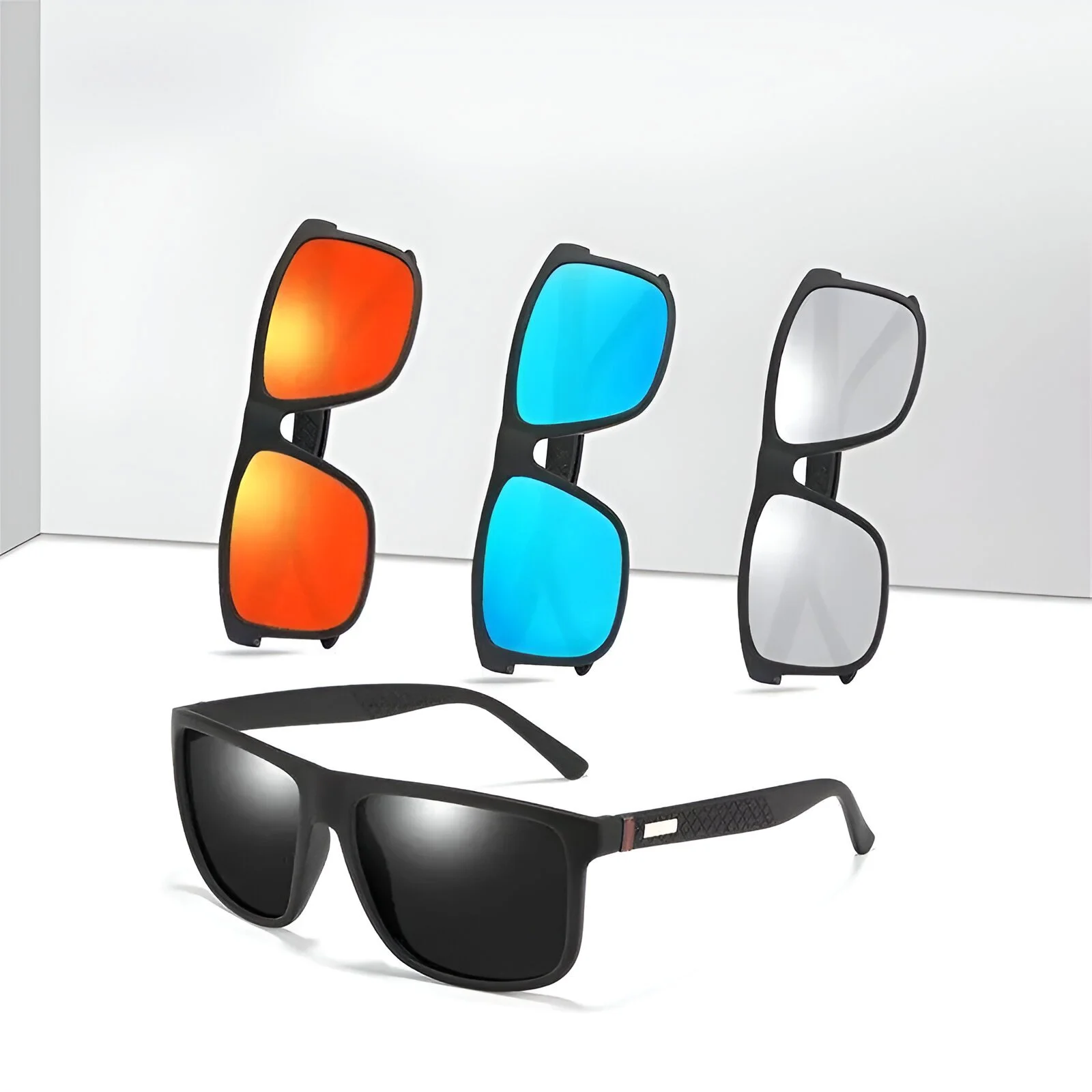 Classic Polarized Square Sunglasses