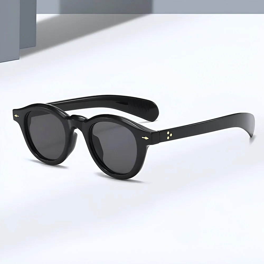 Retro Round Ocean Lens Sunglasses UV400 for Women & Men