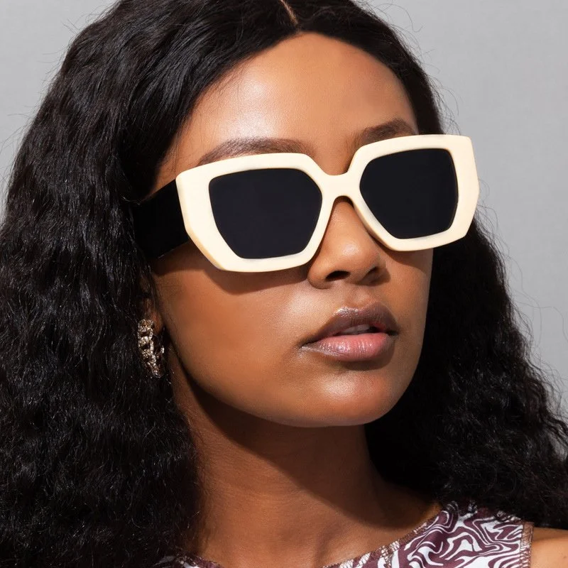 Vintage Square Oversized Sunglasses