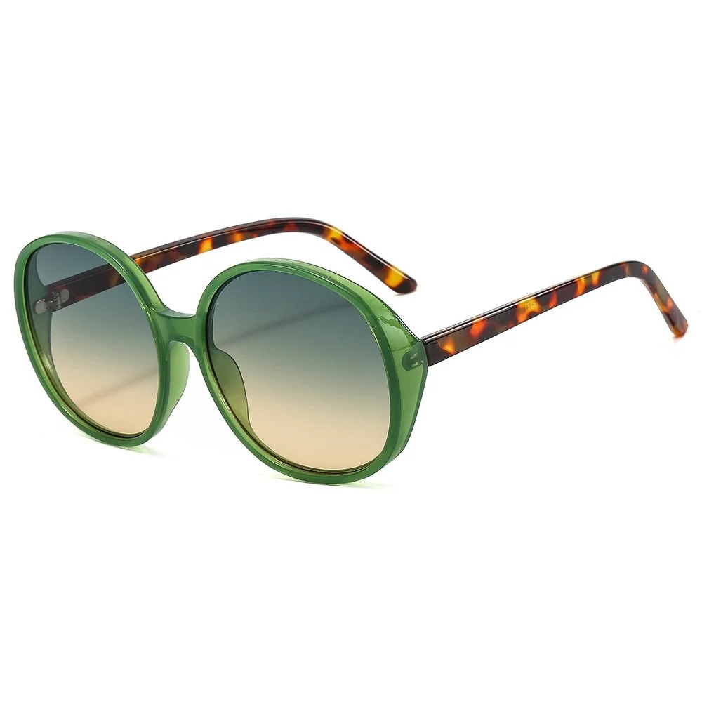 Retro Round Gradient Sunglasses for Women
