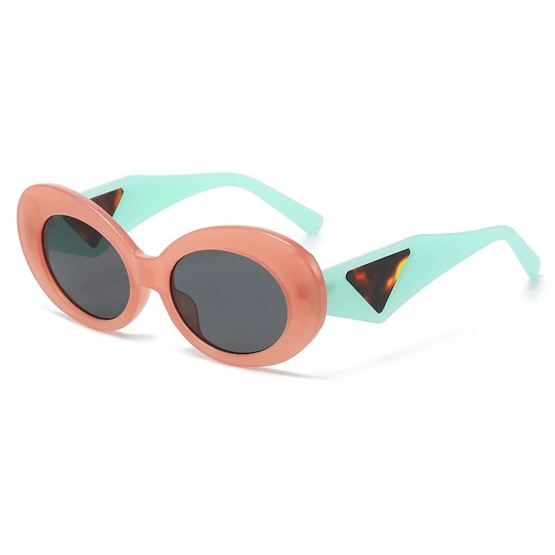 Retro Oval Cat Eye Sunglasses