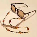 Retro Amber Eyeglass Chain