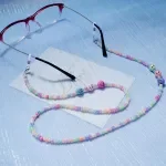 Colorful Acrylic Kids Glasses & Mask Lanyard