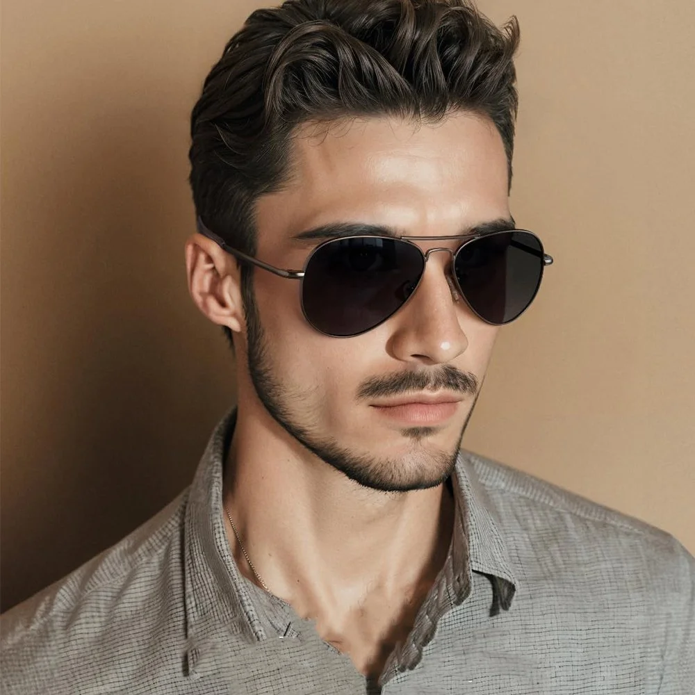 Classic Oversized Polarized Aviator Sunglasses for Women and Men