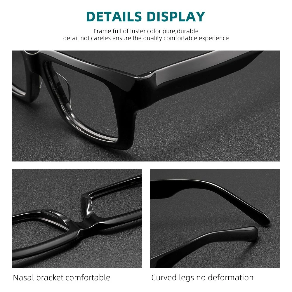 Vintage Square Acetate Eyeglass Frames for Women