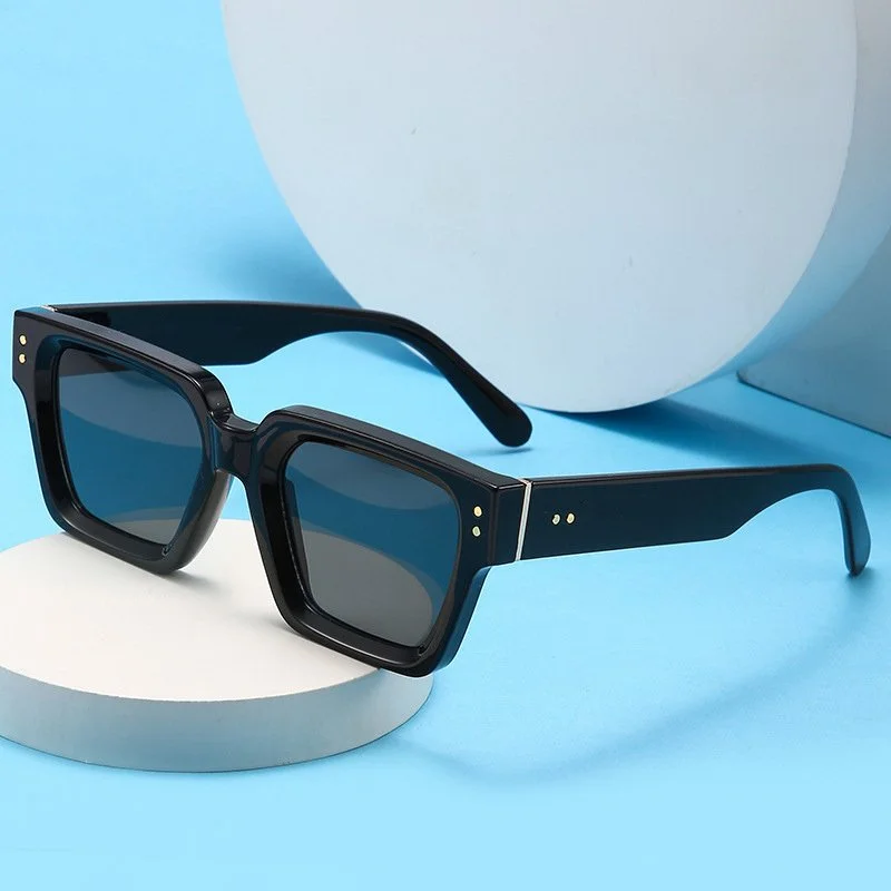 Retro Square Punk Sunglasses for Women & Men