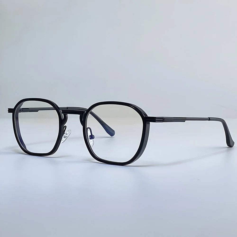 Small Frame Square Steampunk Sunglasses for Men – Vintage Punk UV400 Shades