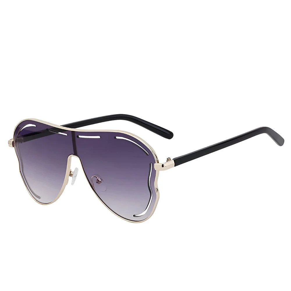Oversized Butterfly Shield Sunglasses for Women