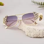 Sexy Cat Eye Butterfly Crystal Sunglasses for Women