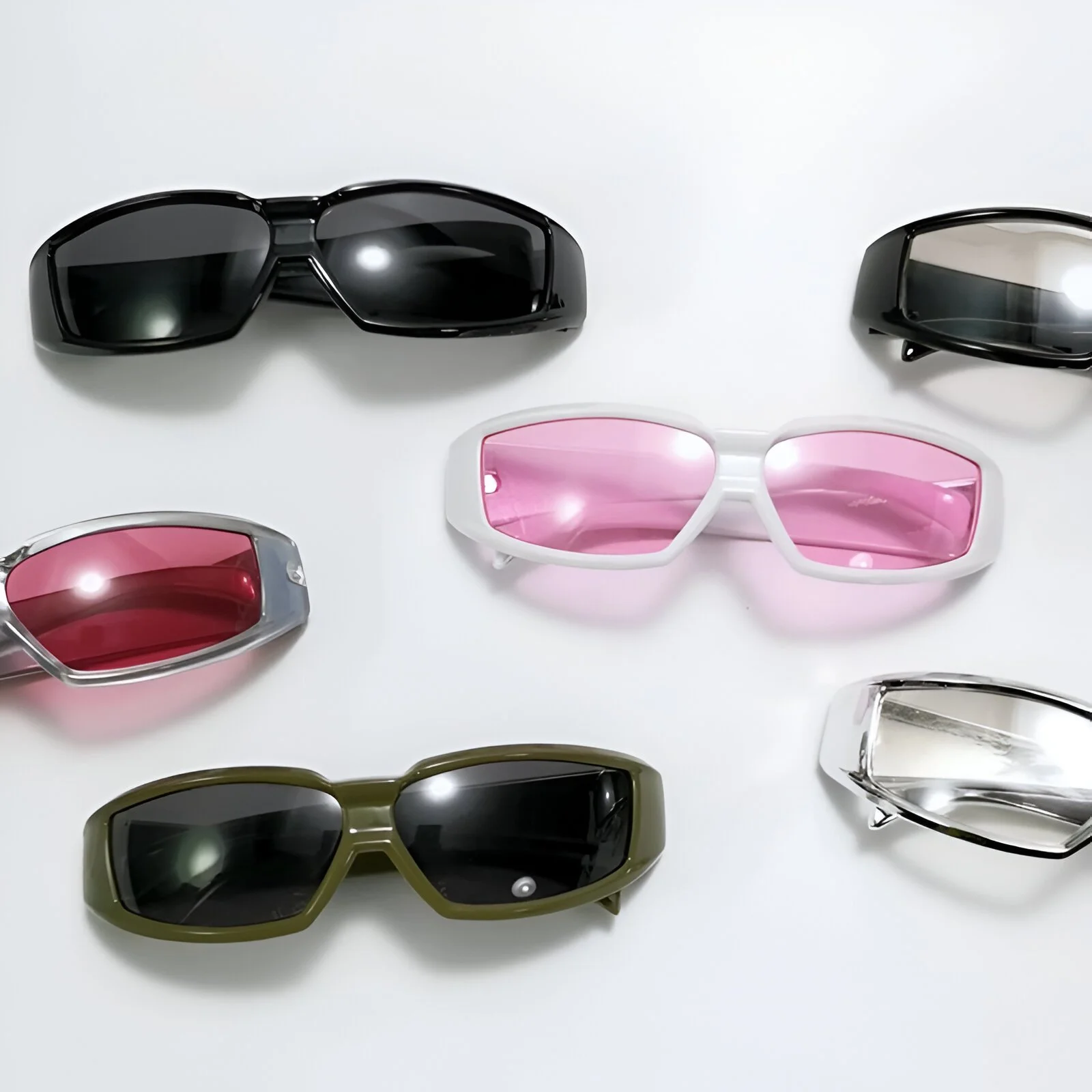 Y2K Cat Eye Sports Sunglasses with UV400 Protection – Retro Chic Style