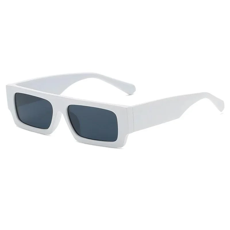 Retro Rectangle Square Sunglasses