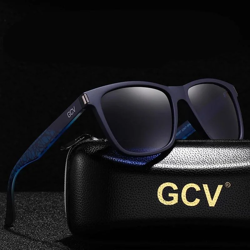 Ultralight Square Polarized Sunglasses for Men and Women – TR90 Frame