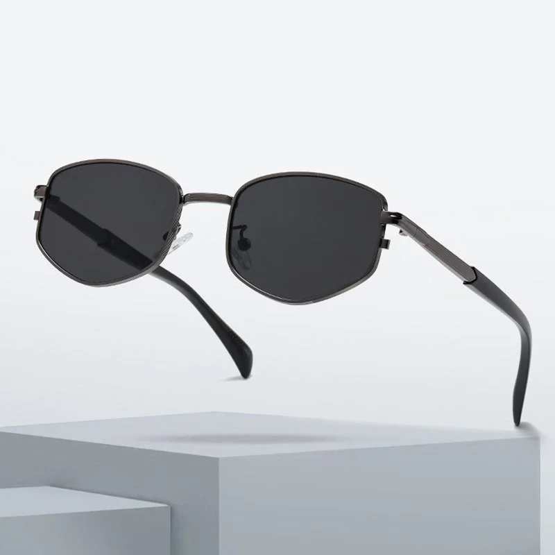 Retro Square Gradient Sunglasses UV400 for Women and Men