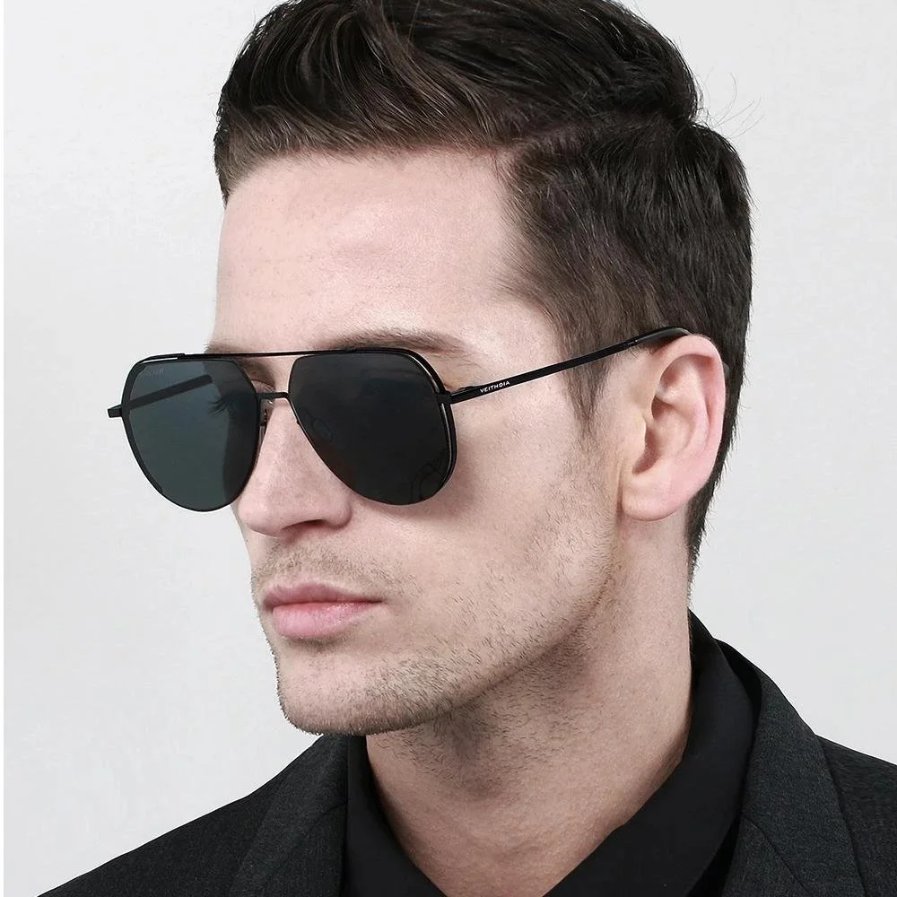 Vintage Polarized Square Sunglasses UV400