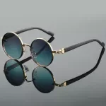 Vintage Round Gradient Sunglasses for Women – Stylish UV400 Outdoor Shades