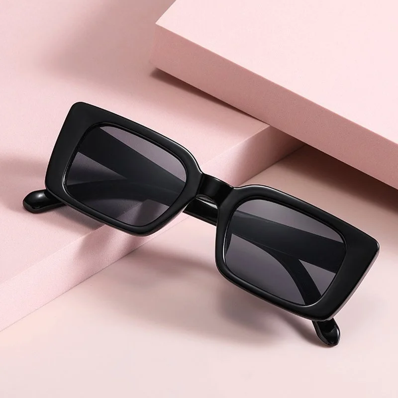Trending Retro Rectangle Sunglasses for Women & Men – UV400 Vintage Shades