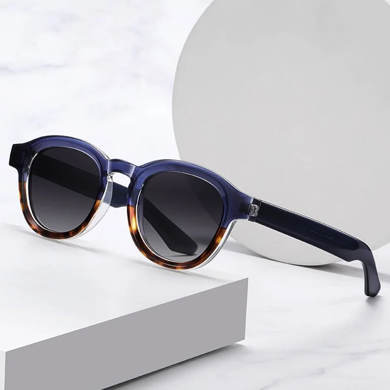 Oval Polarized Sunglasses with UV400 Protection & Anti Blue Light