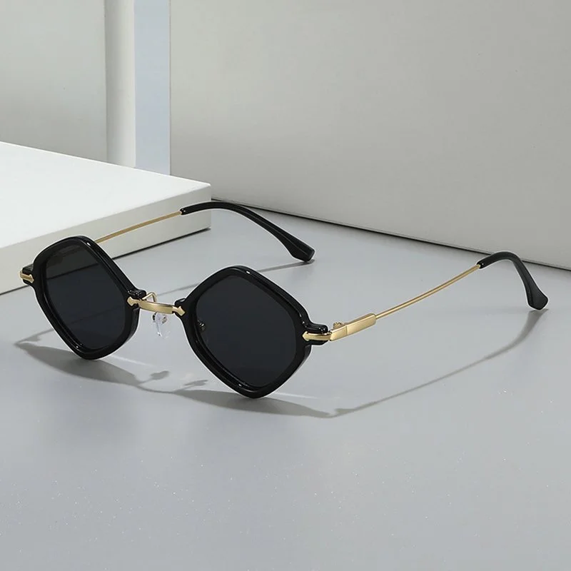 Retro Polygon Square Sunglasses UV400 Gradient Lens for Men & Women