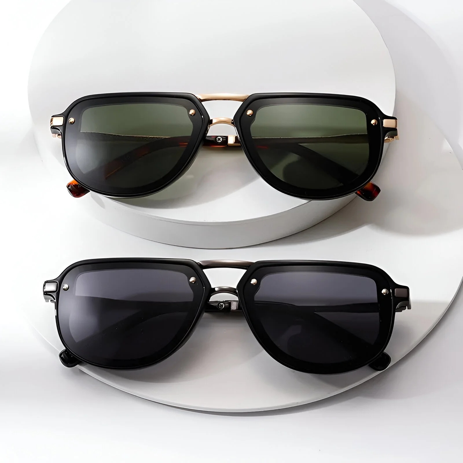 Retro Oval Sunglasses for Women and Men – Trendy UV400 Punk Shades