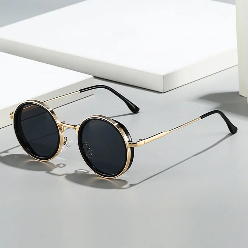 Retro Round Gradient Sunglasses UV400 Protection for Women and Men